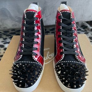 Christian Louboutin Men’s Orlato Flat Spike Sneaker. BRAND NEW!!!